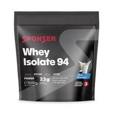 Load image into Gallery viewer, Sponsor Whey Isolate 94 protein powder 1500g, vanilla
