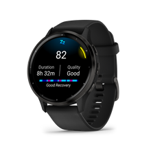 Load image into Gallery viewer, Garmin | VENU 3 FEKETE, FEKETE KERETTEL, SZILIKON SZÍJJAL