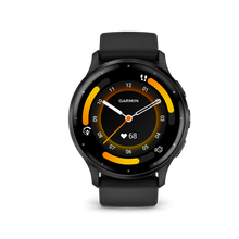 Load image into Gallery viewer, Garmin | VENU 3 FEKETE, FEKETE KERETTEL, SZILIKON SZÍJJAL