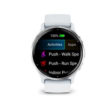 Lade das Bild in den Galerie-Viewer, Garmin | VENU 3 HOMOKKŐ, EZÜST KERETTEL, SZILIKON SZÍJJAL
