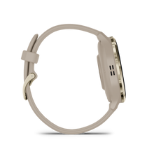 Lade das Bild in den Galerie-Viewer, Garmin | VENU 3S FRANCIA SZÜRKE-KRÉMARANY, SZILIKON SZÍJJAL