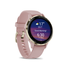 Lade das Bild in den Galerie-Viewer, Garmin | VENU 3S RÓZSA KRÉMARANY, SZILIKON SZÍJJAL