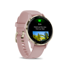 Lade das Bild in den Galerie-Viewer, Garmin | VENU 3S RÓZSA KRÉMARANY, SZILIKON SZÍJJAL