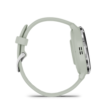 Load image into Gallery viewer, Garmin | VENU 3S ZSÁLYA, EZÜST KERETTEL, SZILIKON SZÍJJAL