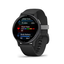 Lade das Bild in den Galerie-Viewer, Garmin | VÍVOACTIVE 5 FEKETE, SZILIKON SZÍJJAL
