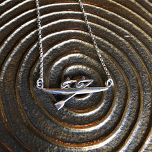 Load image into Gallery viewer, Rowing necklace - two | Strokeside Designs
