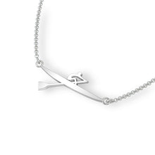 Load image into Gallery viewer, Rowing necklace - skiff | Strokesides Designs
