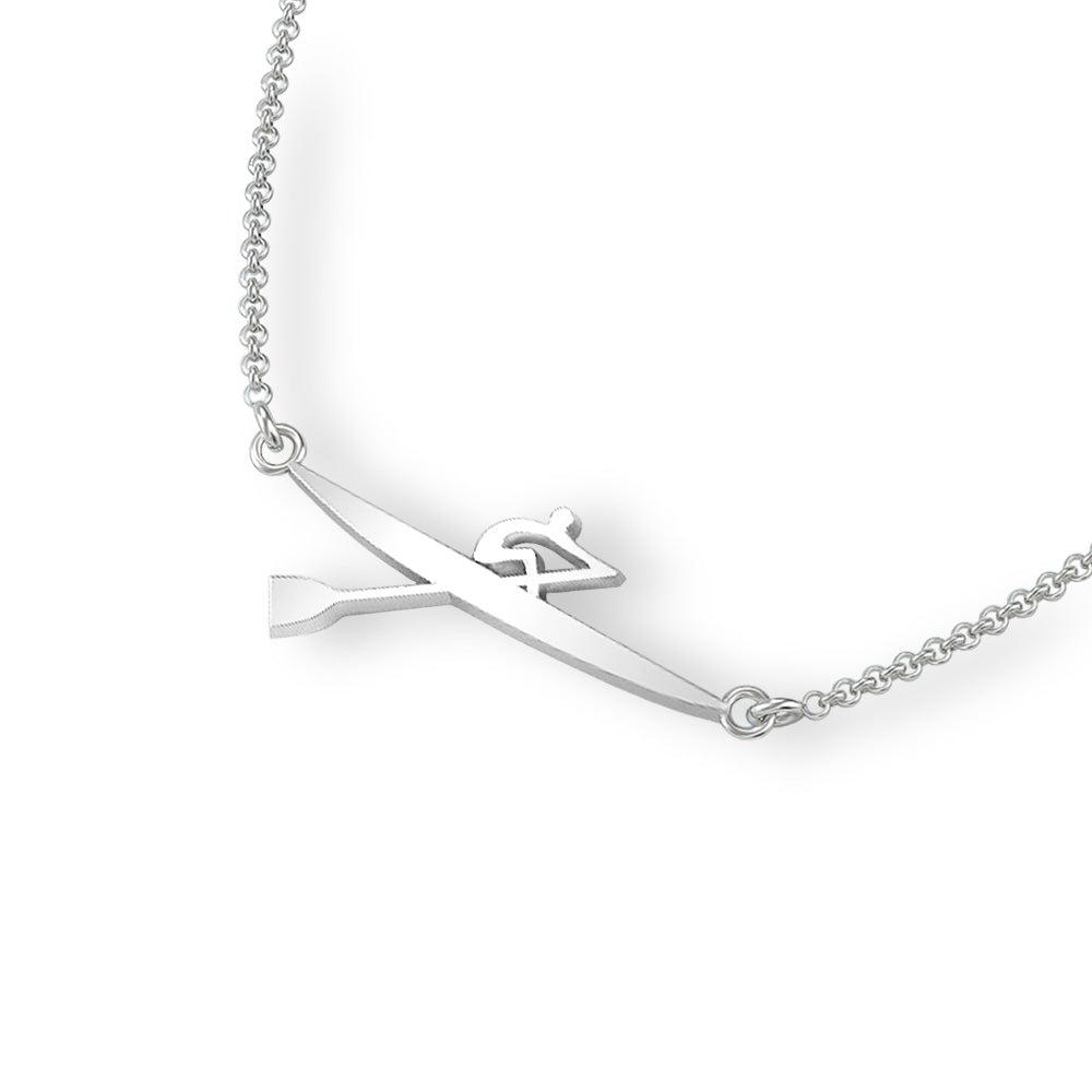 Rowing necklace - skiff | Strokesides Designs