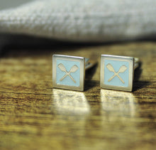 Lade das Bild in den Galerie-Viewer, Rudermanschette - Hellblau | Strokeside-Designs