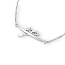 Load image into Gallery viewer, Rowing necklace - two | Strokeside Designs
