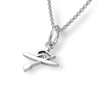 Load image into Gallery viewer, Rowing pendant - skiff | Strokeside Designs

