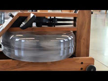 Load and play video in Gallery viewer, WaterRower S4 Shadow | Festett Fekete Kőrisfa Evezőpad