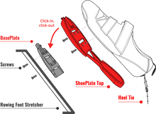 Load image into Gallery viewer, Cipőtartó gyorskioldóval | Batrowing