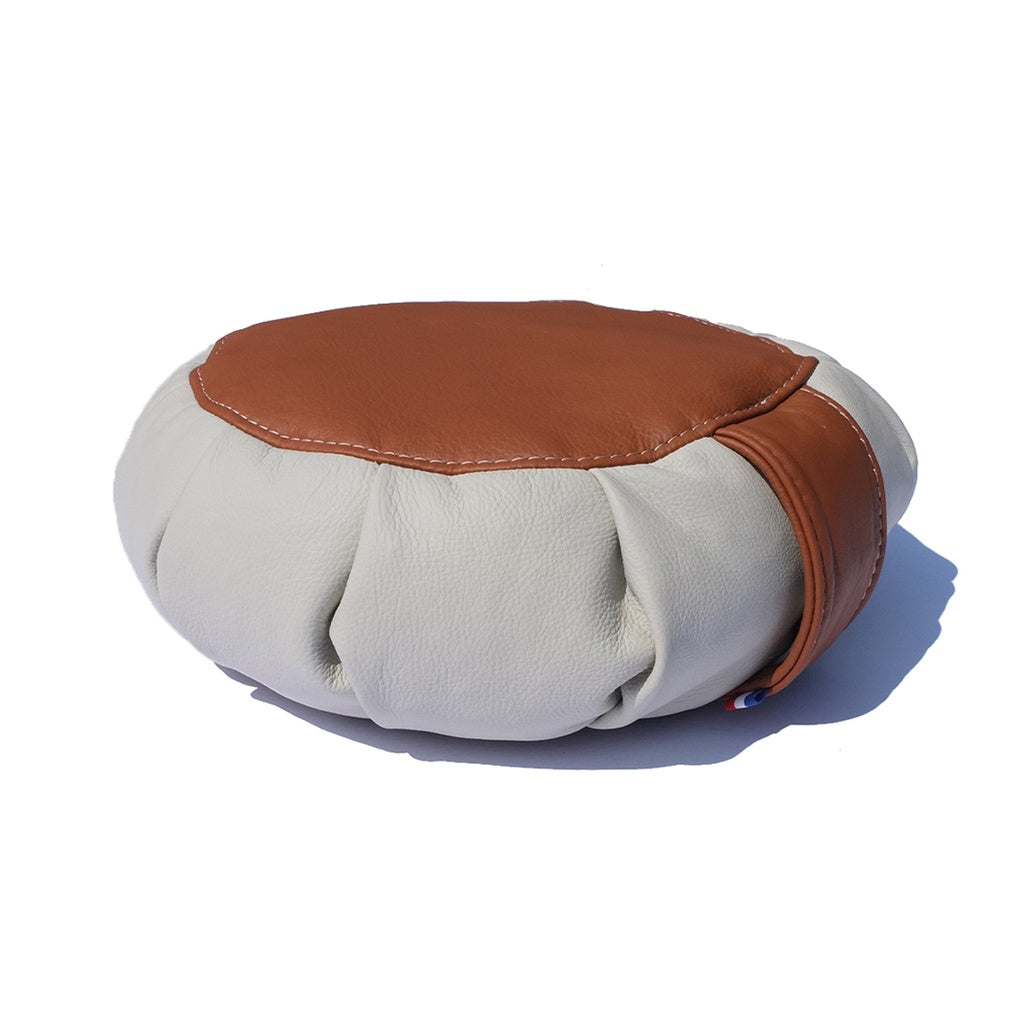 YA'Fu Meditation Cushion | Home collection - White, Camel brown