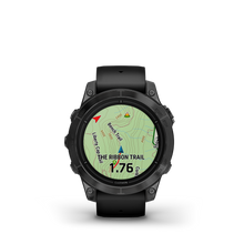 Load image into Gallery viewer, Garmin | EPIX PRO (GEN 2) SAPPHIRE 47 MM, KARBONSZÜRKE DLC, FEKETE SZILIKON SZÍJJAL (ED XD)
