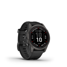 Kép betöltése a galériamegjelenítőbe: Garmin | FENIX 7S PRO SAPPHIRE SOLAR, SZÜRKE DLC TITÁNIUM, FEKETE SZILIKON SZÍJJAL (ED XD)
