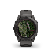 Load image into Gallery viewer, Garmin | FENIX 7X PRO SAPPHIRE SOLAR, SZÜRKE DLC TITÁNIUM, KARBONSZÜRKE FÉM SZÍJJAL (ED SD)
