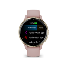 Load image into Gallery viewer, Garmin | VENU 3S RÓZSA KRÉMARANY, SZILIKON SZÍJJAL (ED)

