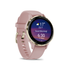 Load image into Gallery viewer, Garmin | VENU 3S RÓZSA KRÉMARANY, SZILIKON SZÍJJAL (ED)
