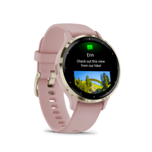 Load image into Gallery viewer, Garmin | VENU 3S RÓZSA KRÉMARANY, SZILIKON SZÍJJAL (ED)

