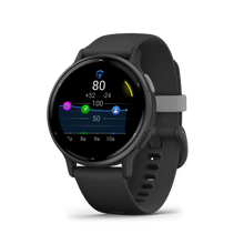Load image into Gallery viewer, Garmin | VÍVOACTIVE 5 FEKETE, SZILIKON SZÍJJAL (ED)

