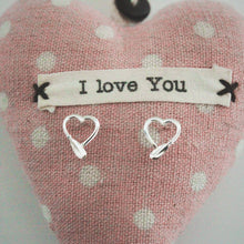 Load image into Gallery viewer, Paddle earrings - heart-shaped paddle | Strokeside Design
